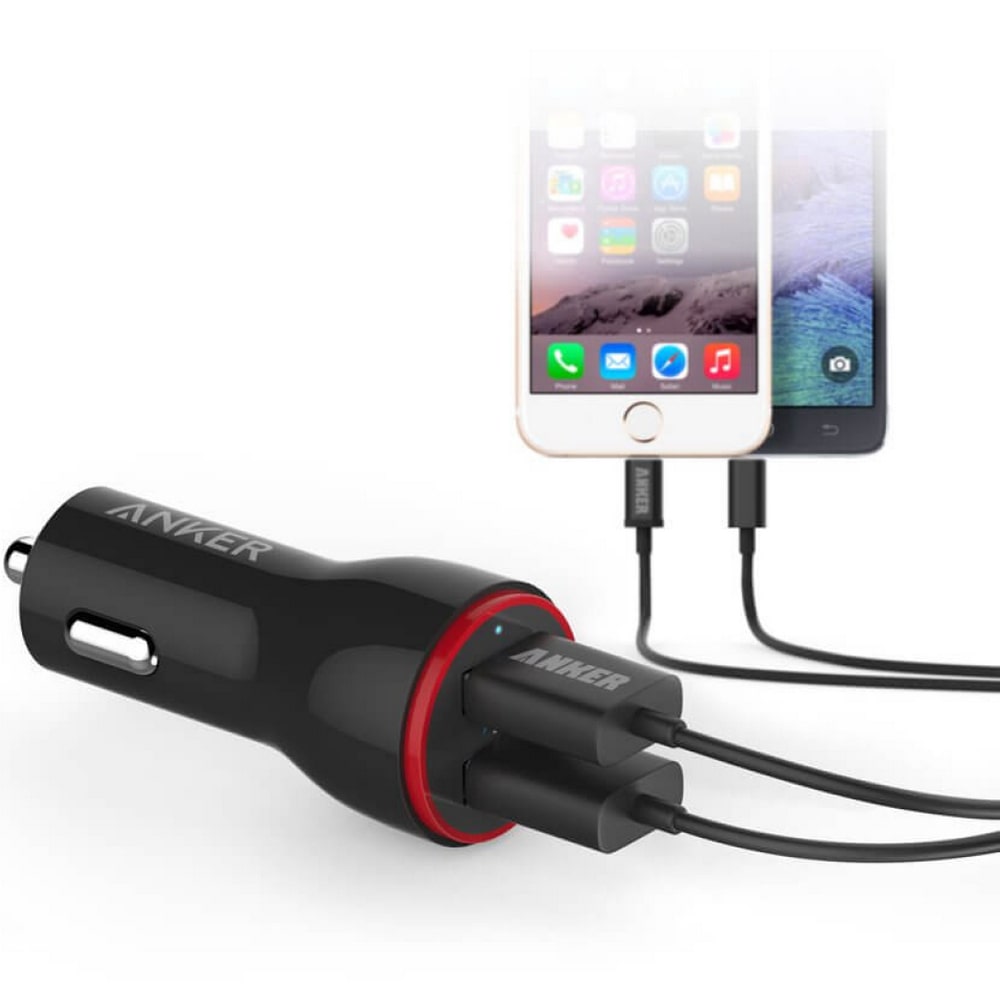 Anker 24W 2-Port USB Car Charger