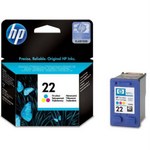 HP 22 Tri-color Original Ink Advantage Cartridge