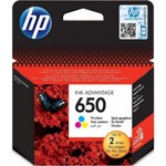 HP 650 Tri-color Original Ink Advantage Cartridge