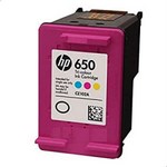 HP 650 Tri-color Original Ink Advantage Cartridge