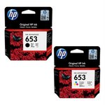 HP 653 Colour Original Ink Advantage Cartridge