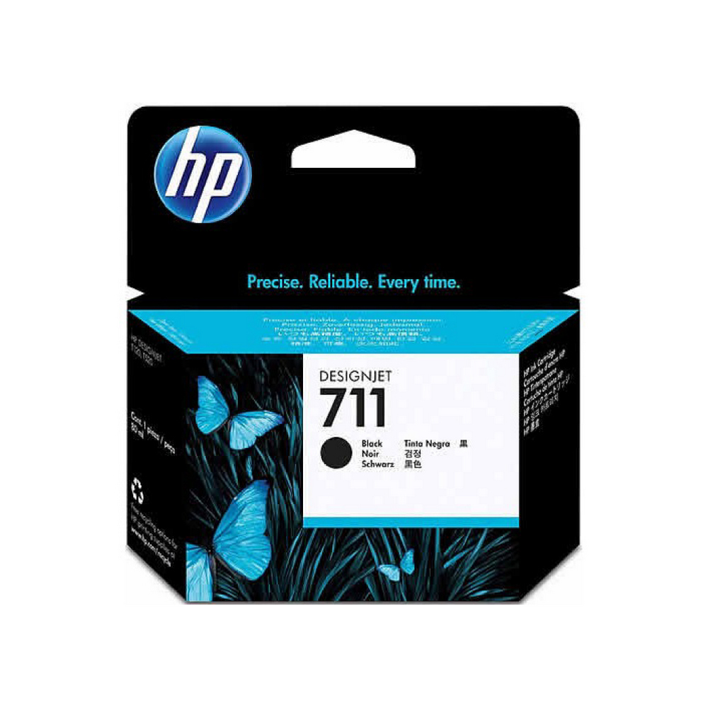 HP 711 38-ml Black DesignJet Ink Cartridge