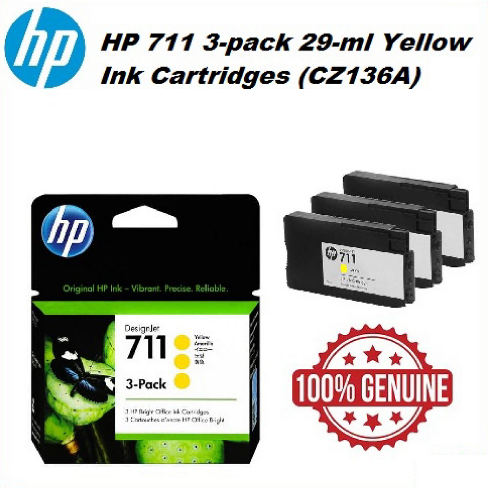 HP 711 38-ml Black DesignJet Ink Cartridge