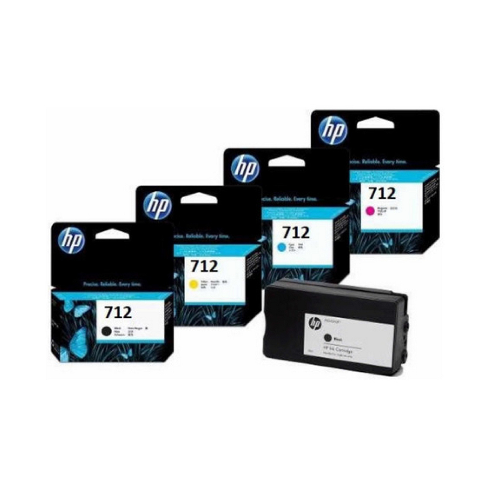 HP 712 3-pack 29-ml Colour DesignJet Ink Cartridge