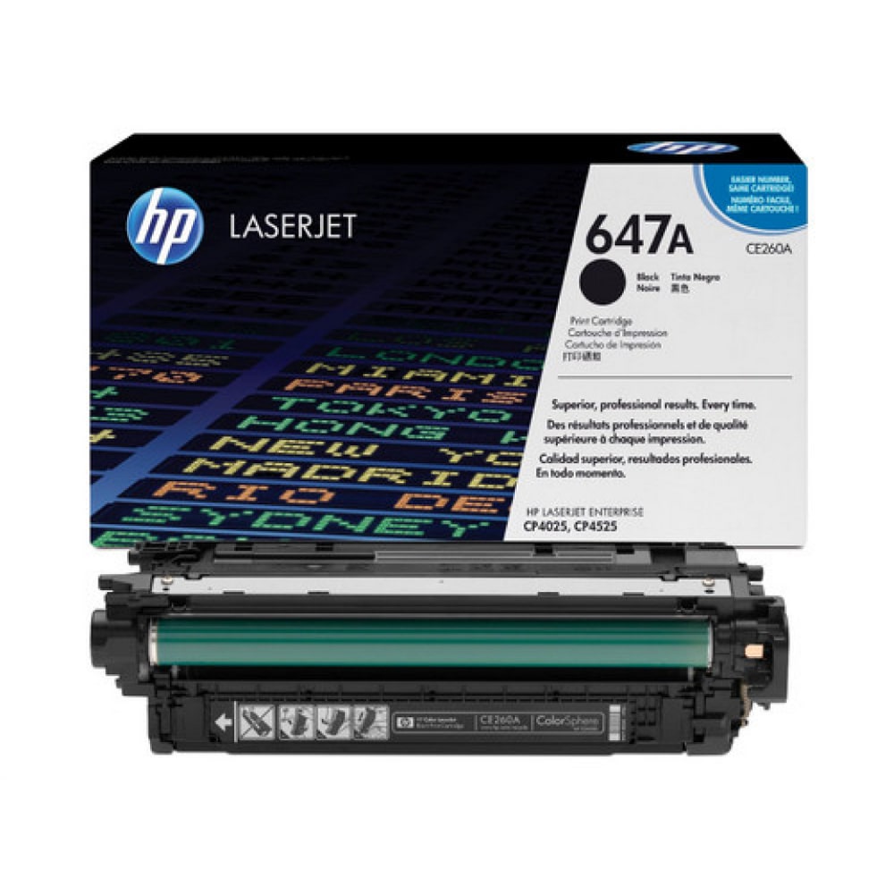 HP 647A Black Original LaserJet Toner Cartridge