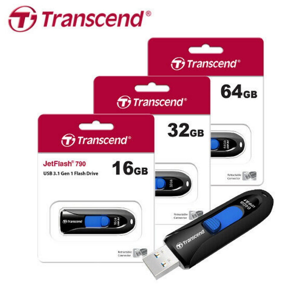 Transcend Pen Drive Capless 64 GB USB 3.1