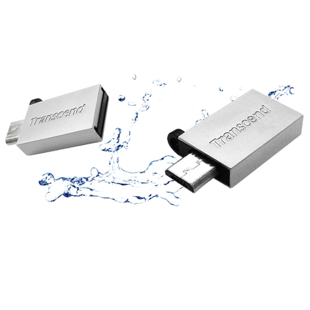 Transcend JF380 OTG USB 2.0 64 GB - Silver