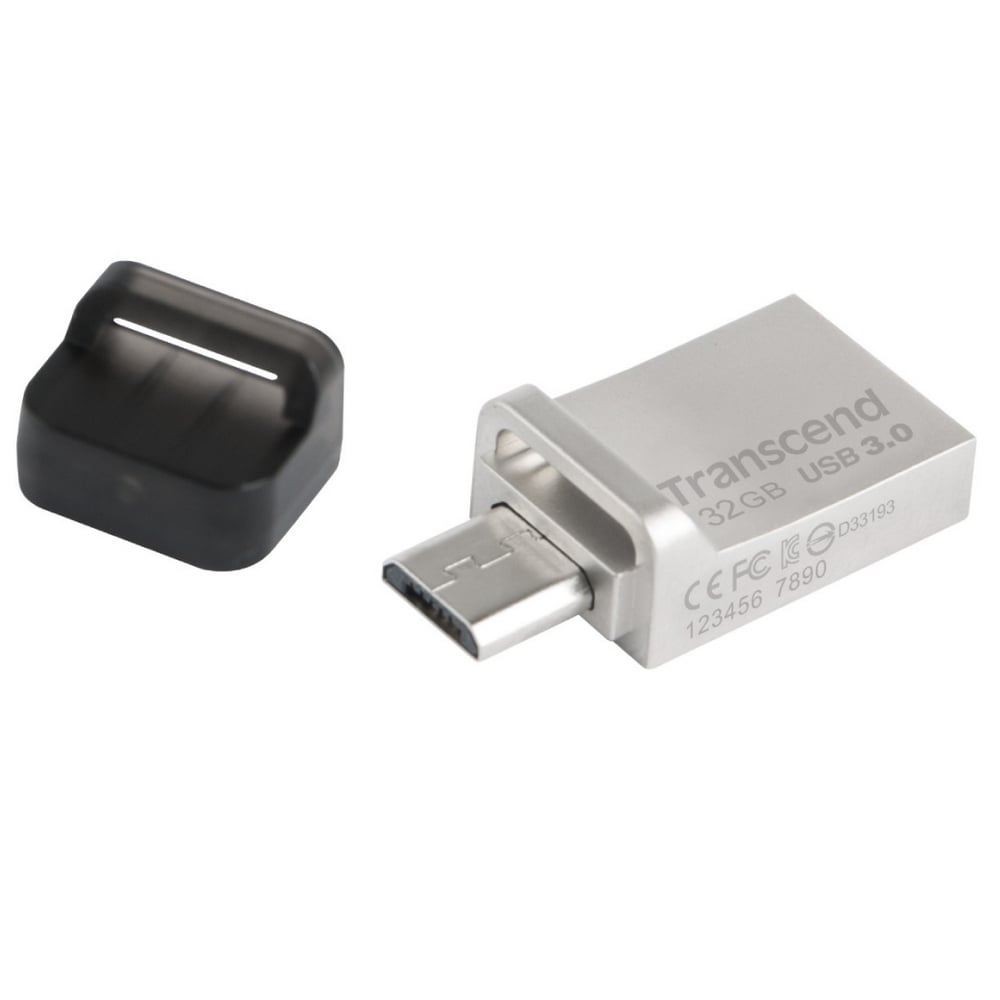 Transcend JF380 OTG USB 2.0 32 GB - Silver