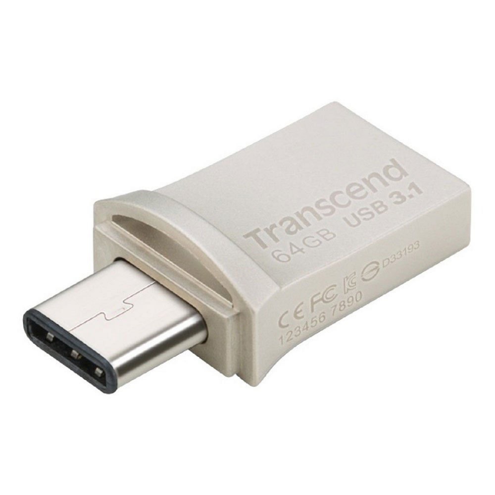 Transcend JF380 OTG USB 2.0 64 GB - Silver