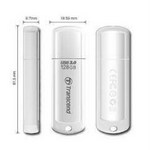 Transcend Pen Drive Silver 128Gb Usb 3.1